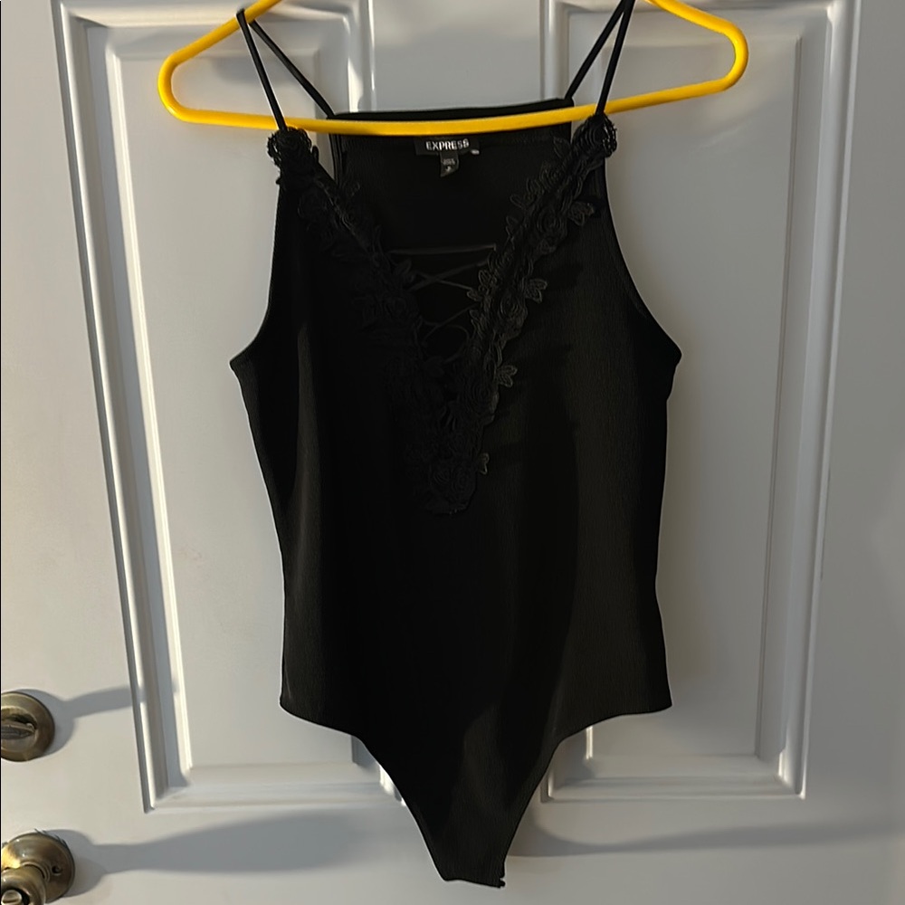 Express women’s black bodysuit size medium